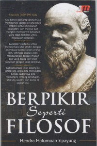 Image of Berpikir seperti filosof