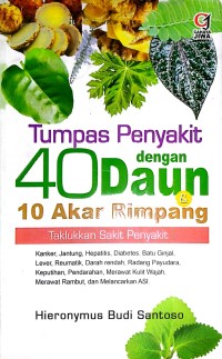 Image of Tumpas penyakit dengan 40 daun dan 10 akar rimbang